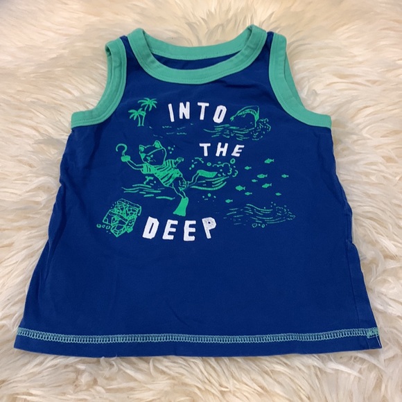 Tank Tops Bundle Old Navy, Joe Fresh & Place Sport in Gray, Teal & Blue 18-24M - Picture 8 of 11